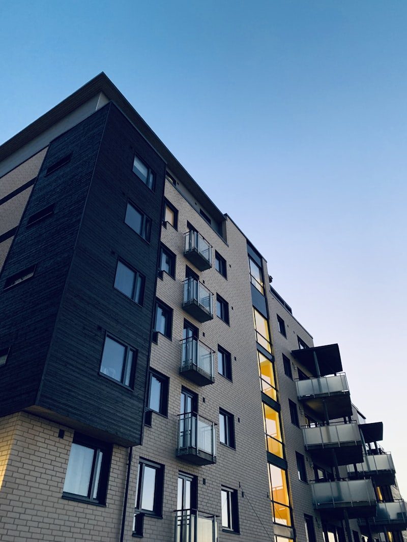 A modern block of flats