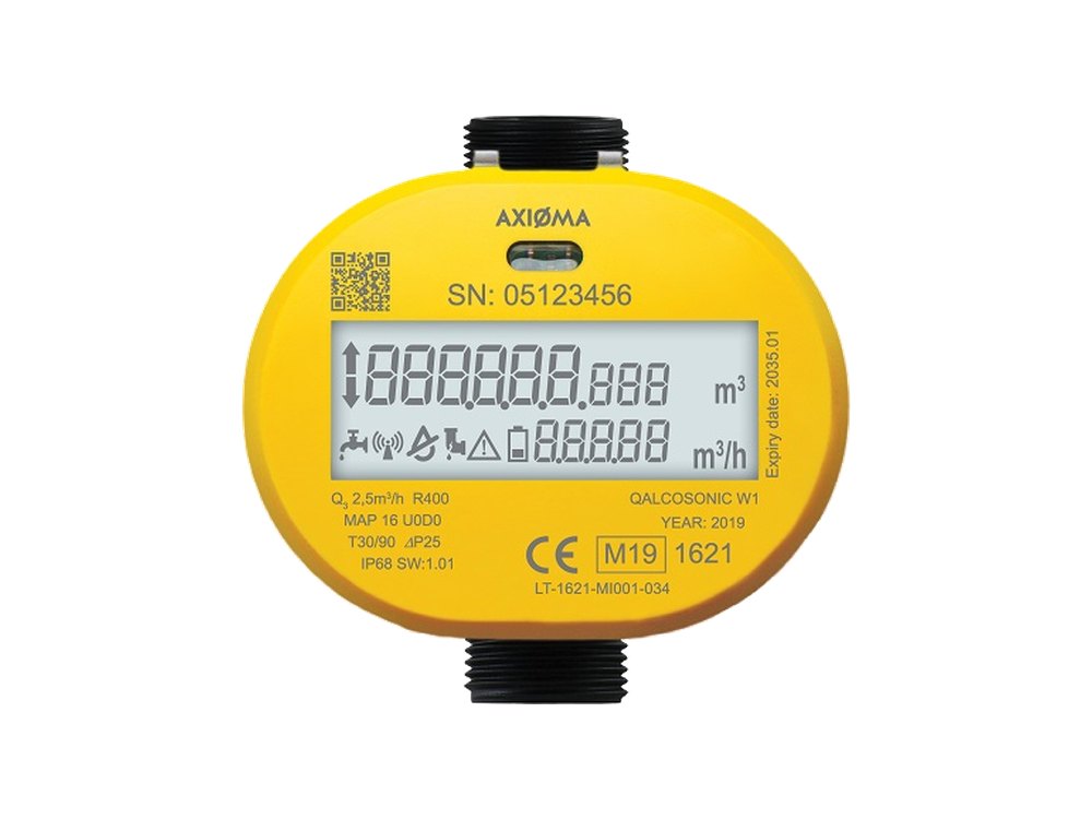 Axioma Qalcosonic W1 ultrasonic water meter