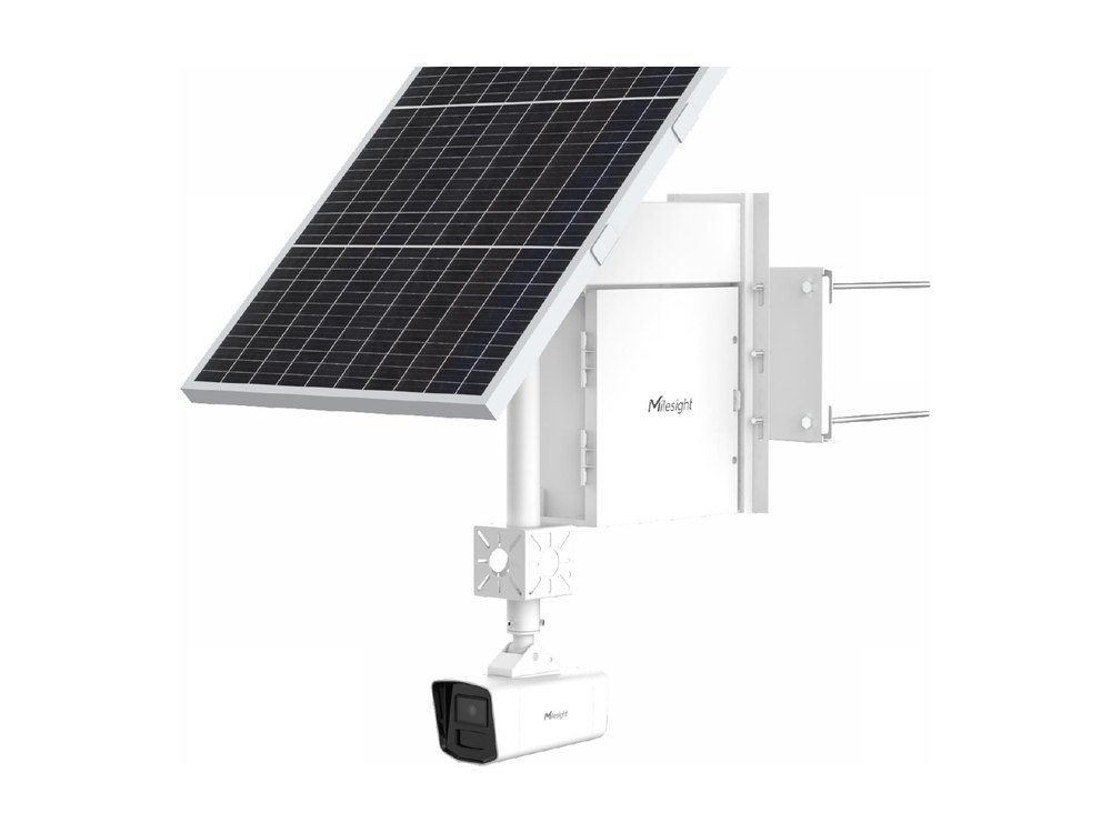 Milesight Solar-powered 4G ANPR camera