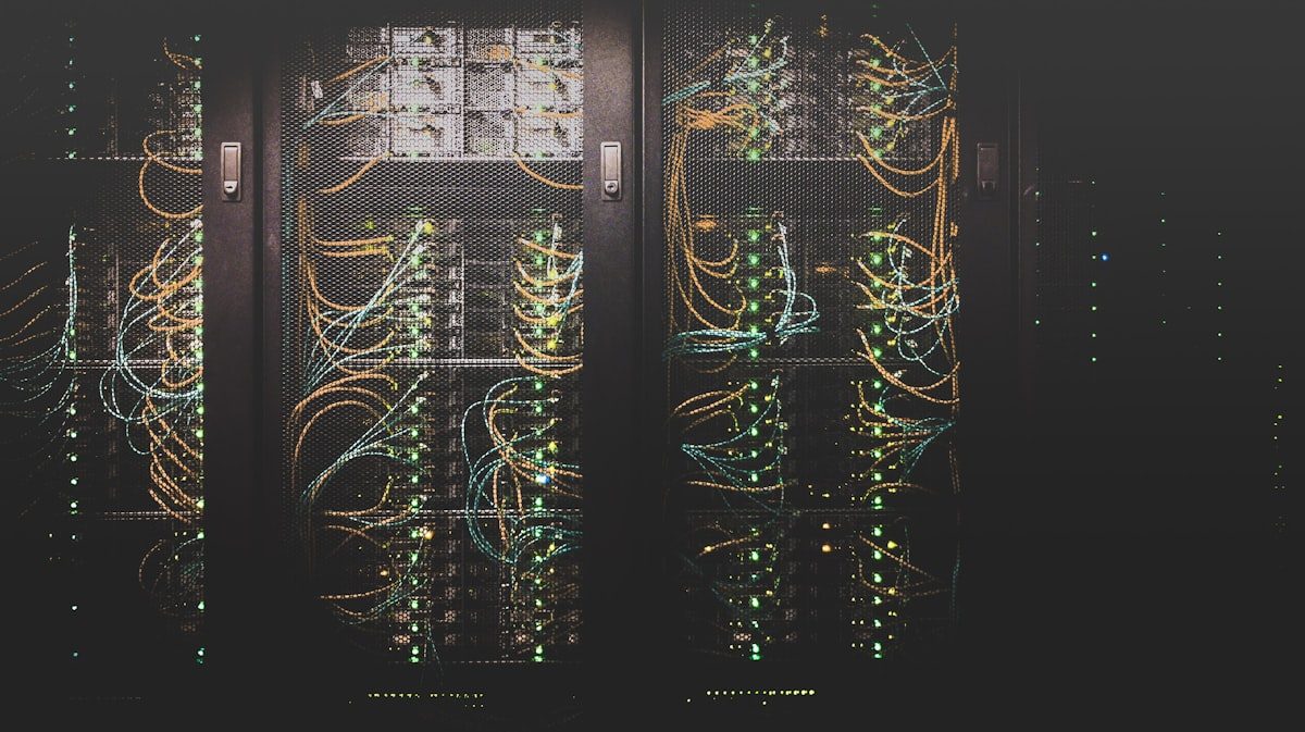 Network equipment in a data centre rack