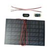 DIY Solar system 6V 4.5W 6W 10W 9V 4.2W 10W Solar panel with Solar min battery charger with battery display DIY KIT PH 2.0 Cable - Image 3