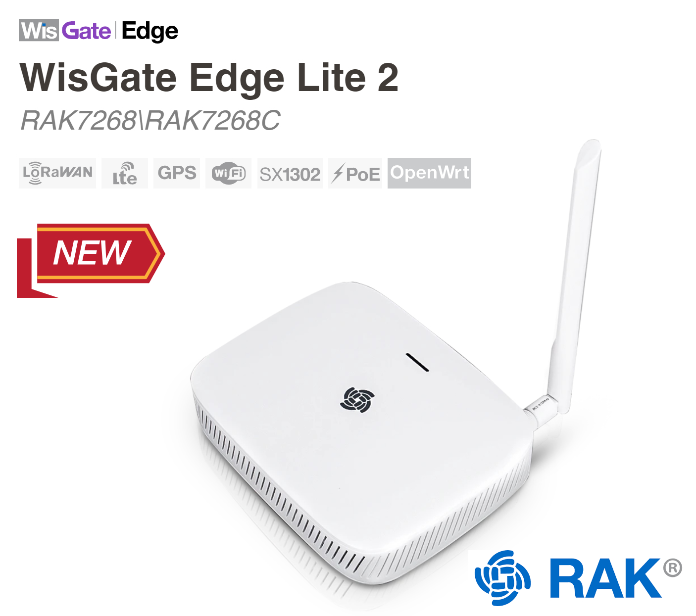 RAK Wireless announce WisGate Edge Lite 2 LoRa Gateway