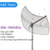868MHz parabolic grid antenna remote signal receiver 806~960MHz GSM Repeater Signal Amplifier booster